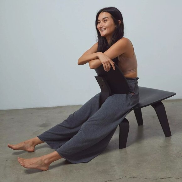 LUNYA COZY COTTON SILK RELAXED WIDE LEG LOUNGEWEAR PANT - NEW - Picture 5 of 14